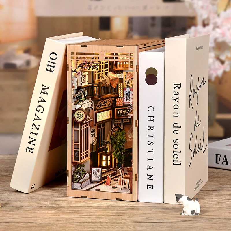 DIY Wooden Japanese Book Nook  - Book Nook Shelf Insert Alley Diy review and price