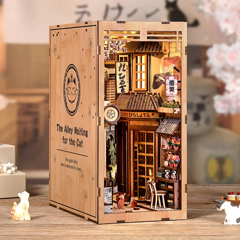 DIY Wooden Japanese Book Nook  - Book Nook Shelf Insert Alley Diy review and price