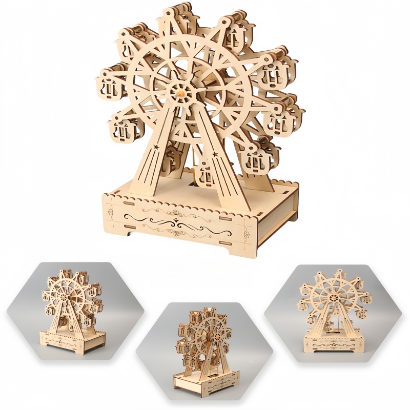 3D Wooden Puzzles Rotatable Fe - 3D Wooden Mechanical Puzzle Marble Run review and price