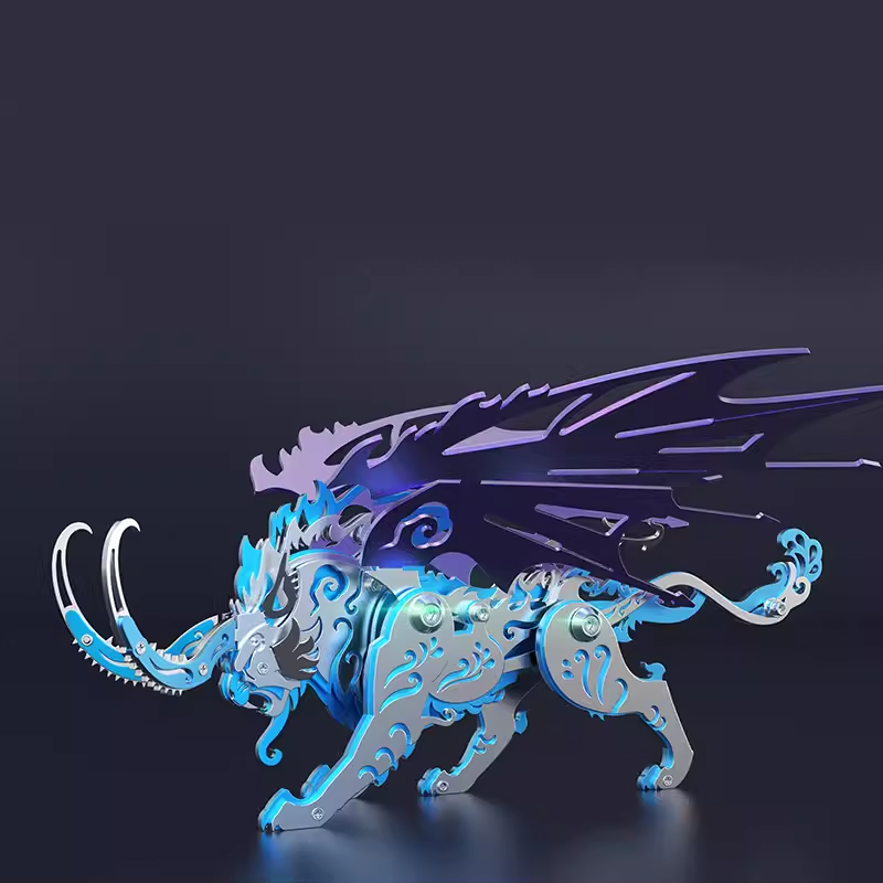 3D DlY Assembly Qiongqi Mechan - Metal 3D Puzzle Stainless Model Kit review and price