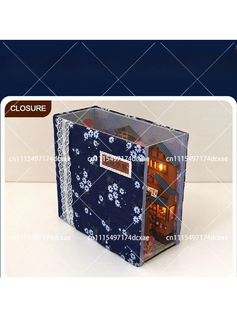 Japanese Retro DIY Wooden Book - Book Nook Shelf Insert Alley Diy review and price