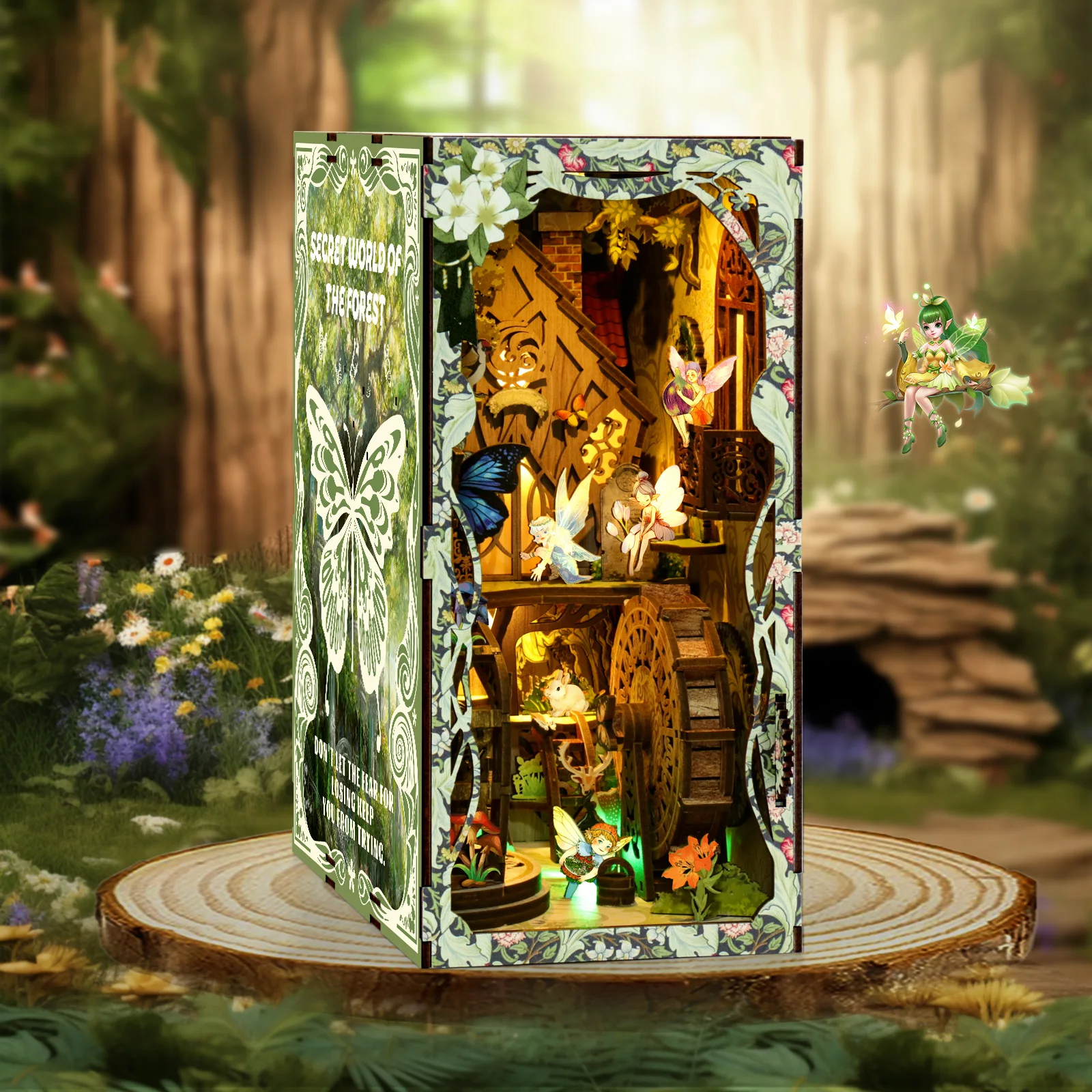 Cool DIY Book Nook Miniature H - Miniature Led Light Kit For Dollhouse review and price