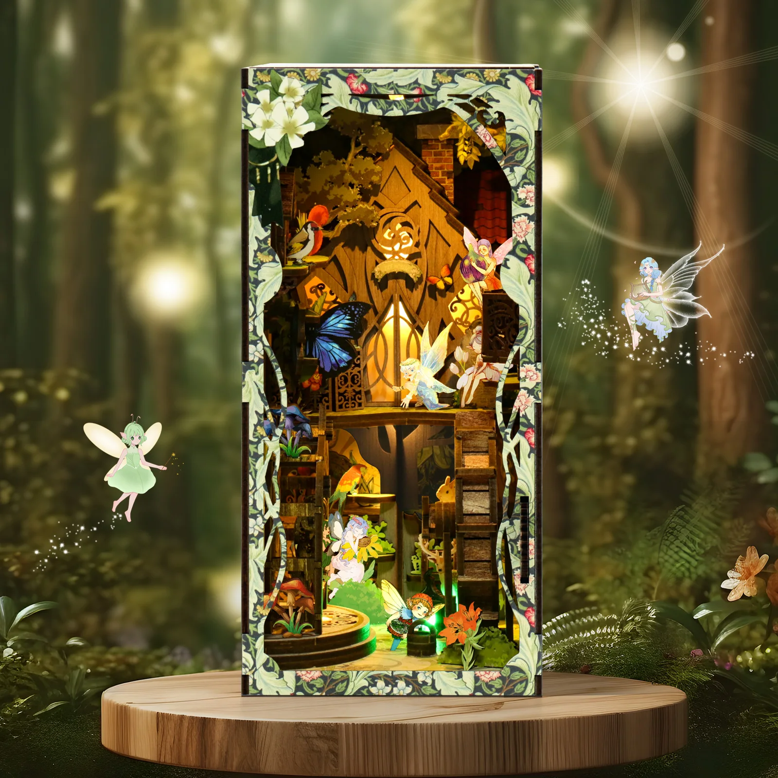 Cool DIY Book Nook Miniature H - Miniature Led Light Kit For Dollhouse review and price
