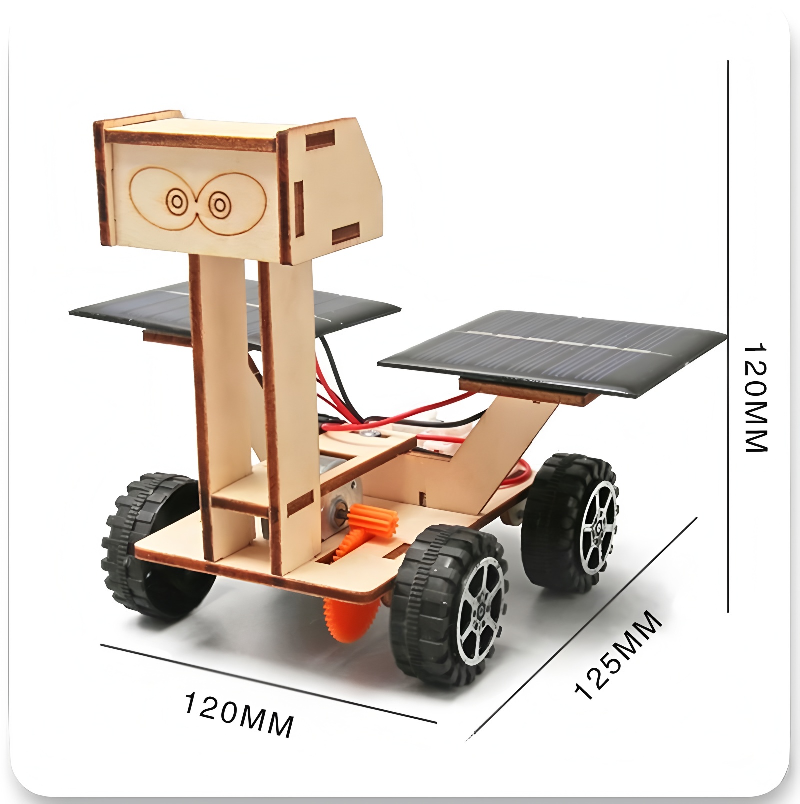 Solar Car Lunar Exploration Ve - 3D Wooden Mechanical Puzzle Marble Run review and price