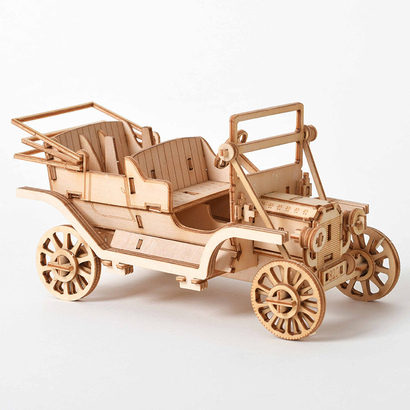 3D Wooden Puzzle DIY Kit - Las - Laser Cut Wooden Model Kit Assembly review and price