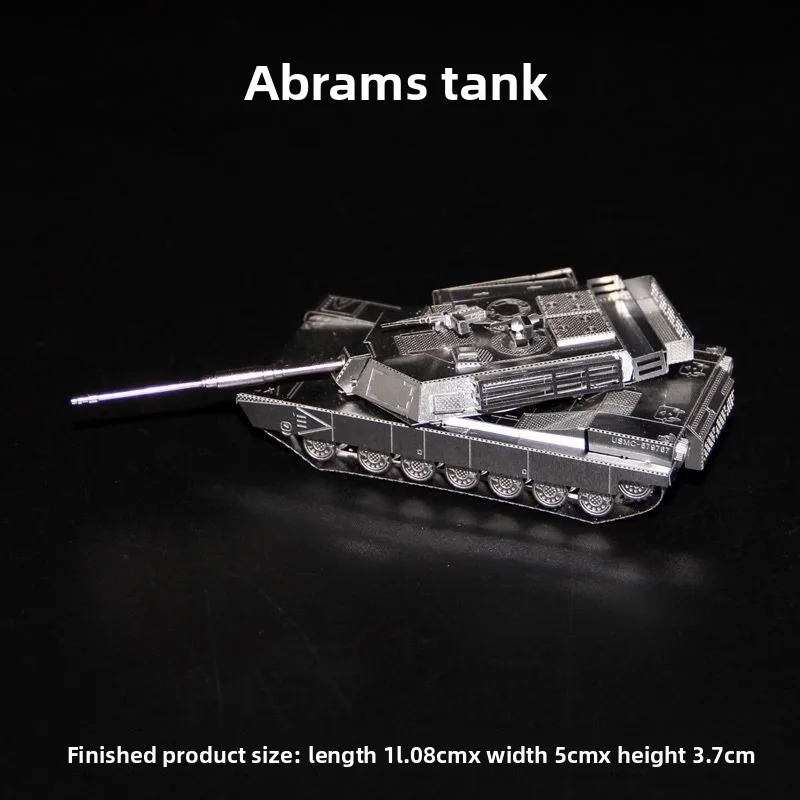 M1 Abrams 3D Metal Puzzle Tank - Metal 3D Puzzle Stainless Model Kit review and price