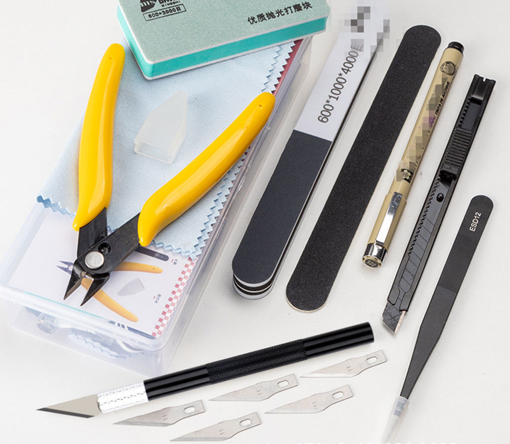 Model Building Basic Tool Kit  - Modeling Tool Kit Tweezers Hobby Knife review and price