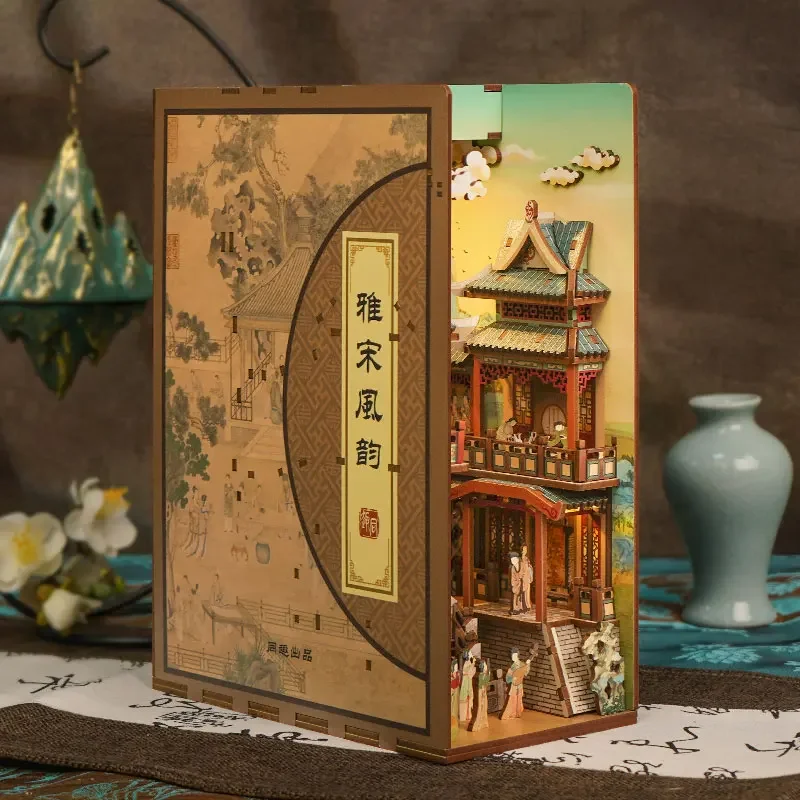 Diy Wooden Book Nook Shelf Ins - Book Nook Shelf Insert Alley Diy review and price
