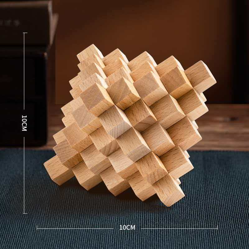 Difficult LuBan Lock Pineapple - 3D Wooden Mechanical Puzzle Marble Run review and price