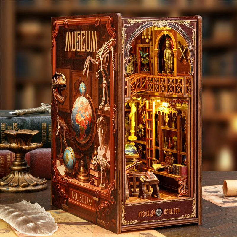 Book Nook Kit DIY Wooden Minia - Miniature Led Light Kit For Dollhouse review and price