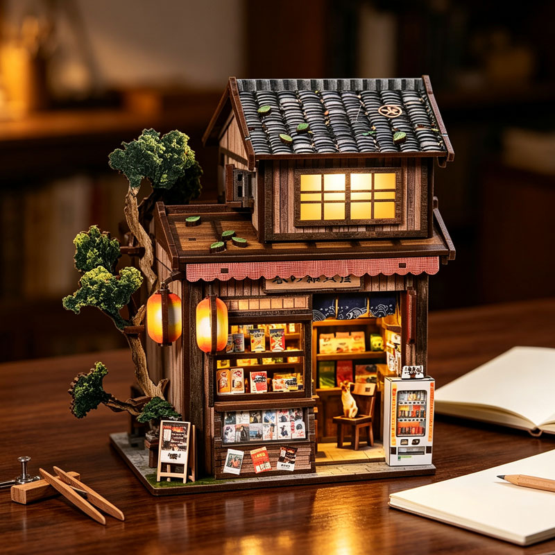 DIY Miniature House Kit 3D Woo - Miniature Led Light Kit For Dollhouse review and price