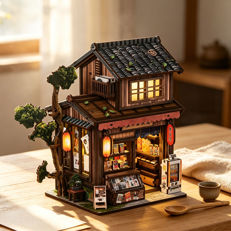 DIY Miniature House Kit 3D Woo - Miniature Led Light Kit For Dollhouse review and price