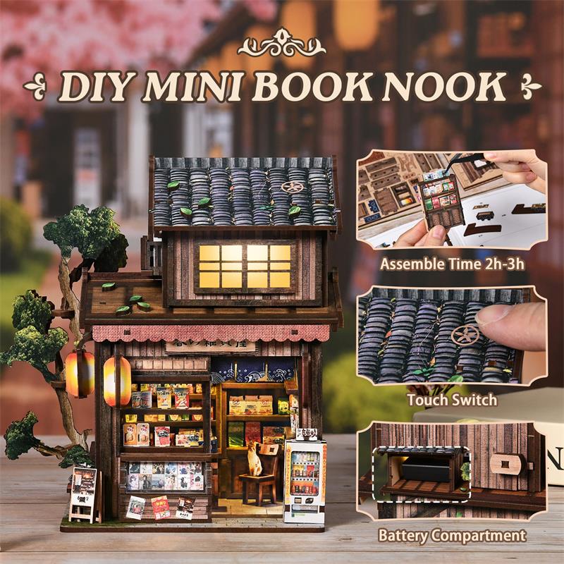 DIY Miniature House Kit 3D Woo - Miniature Led Light Kit For Dollhouse review and price