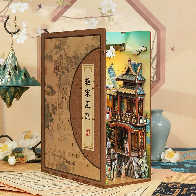 Diy Wooden Book Nook Shelf Ins - Book Nook Shelf Insert Alley Diy review and price